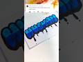 Cute Bubble Name Art Writing #shorts #shortsfeed #art #trending