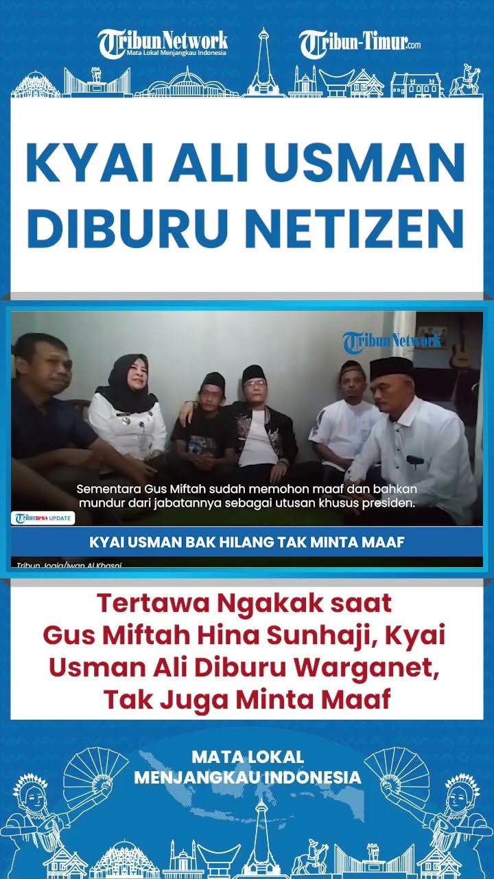 SHORT Tertawa Paling Keras Saat Gus Miftah Hina Penjual Es Teh, Kyai Ali Usman Diburu Netizen!