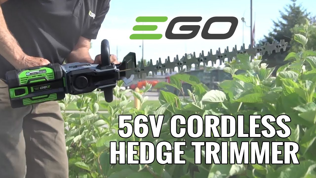EGO 56v Battery Hedge Trimmer YouTube