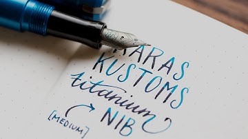 Introducing Karas Kustoms Titanium Nibs