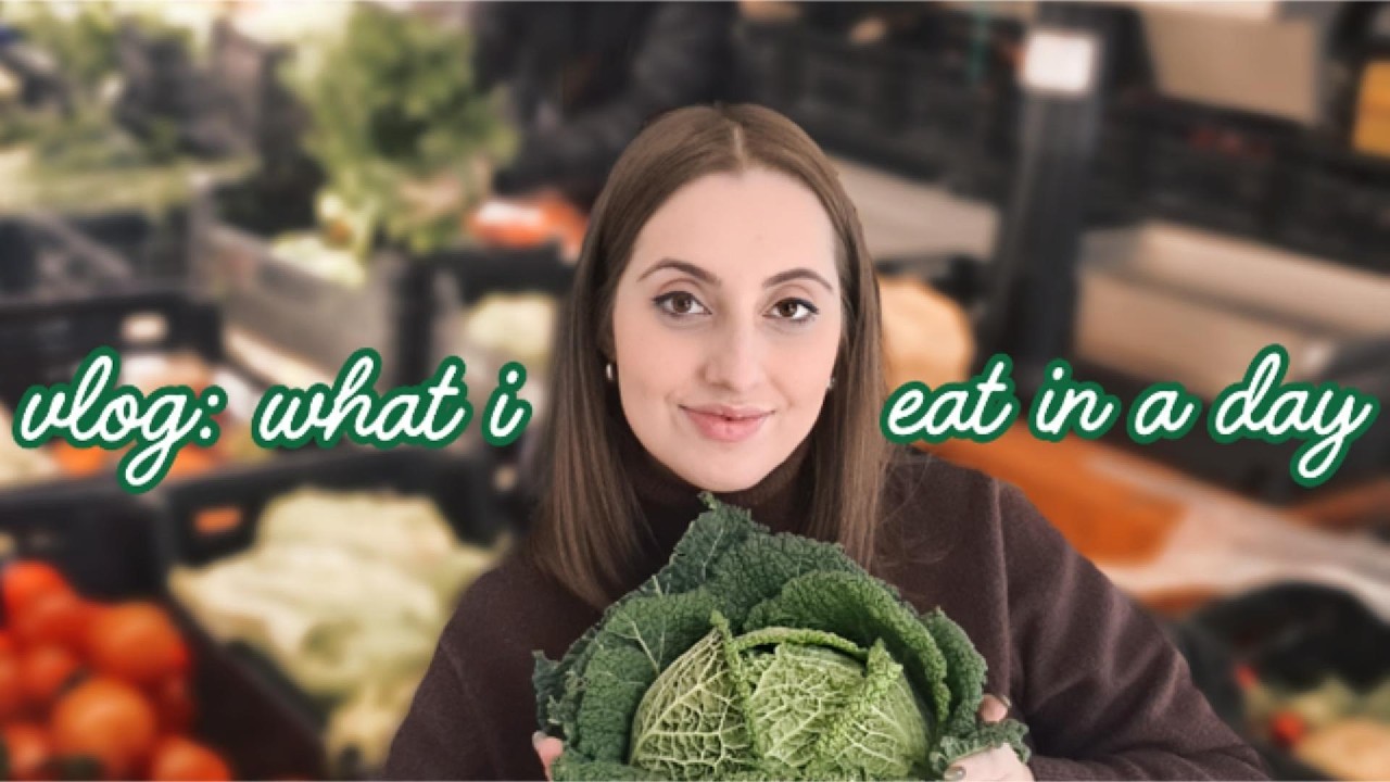 vlog: what i eat in a day with ir 🥬