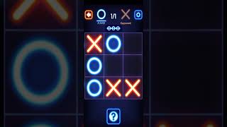 Tic Tac Toe 2 Players Easy Or Hard | How Win Or Loss #androidgames #braintest #tictactoe #shorts screenshot 4