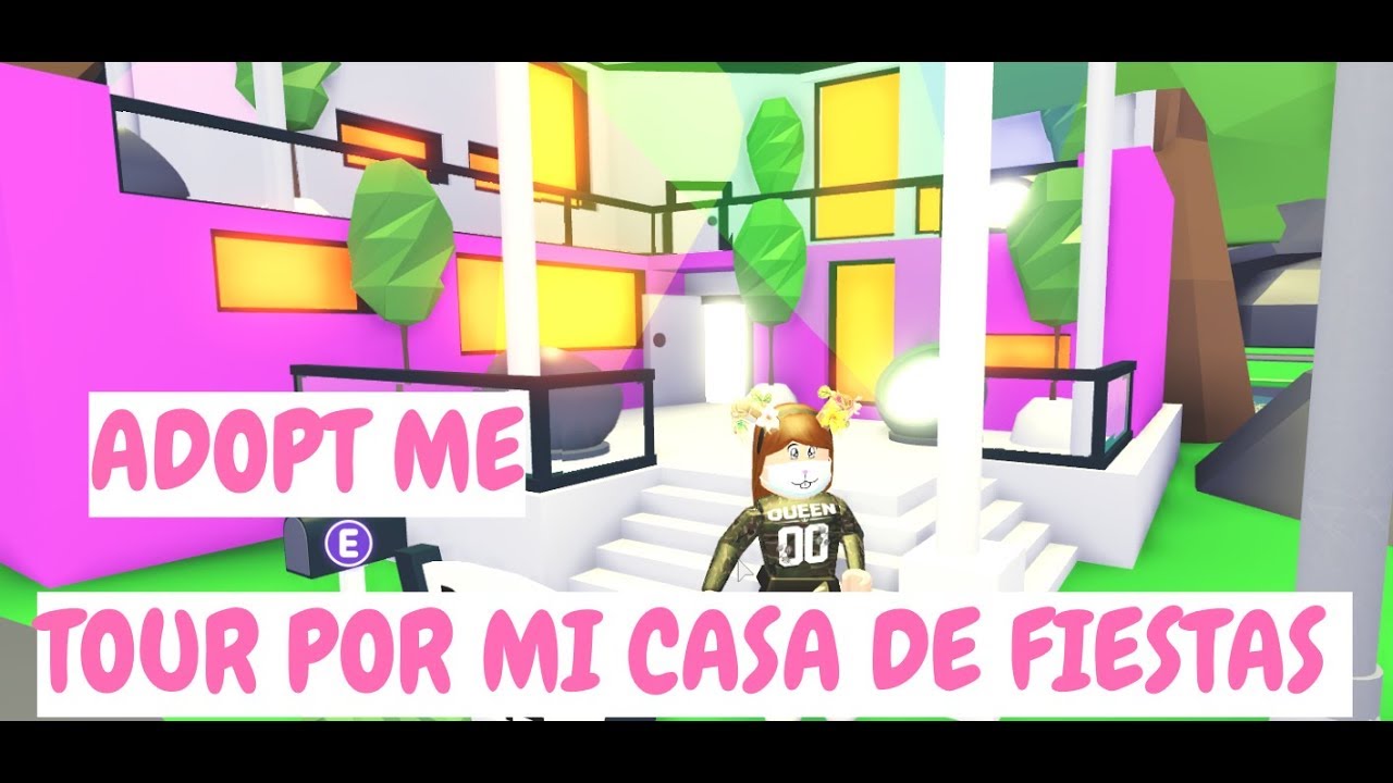 Tour Por Mi Casa De Fiestas De Adopt Me Youtube - salon de eventos roblox