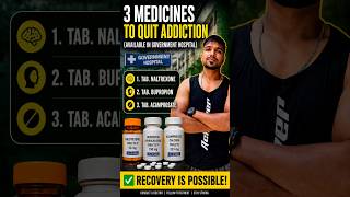 3 medicine to quit addiction #gymmotivation #nodrugs #challenge