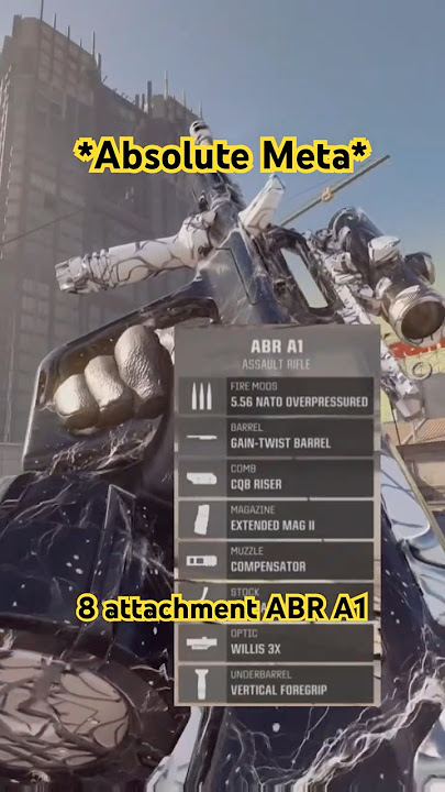 New ABR A1 Meta Loadout(8 attachment) Season 5 #warzone #callofduty #cod #gaming #loadout #verdansk