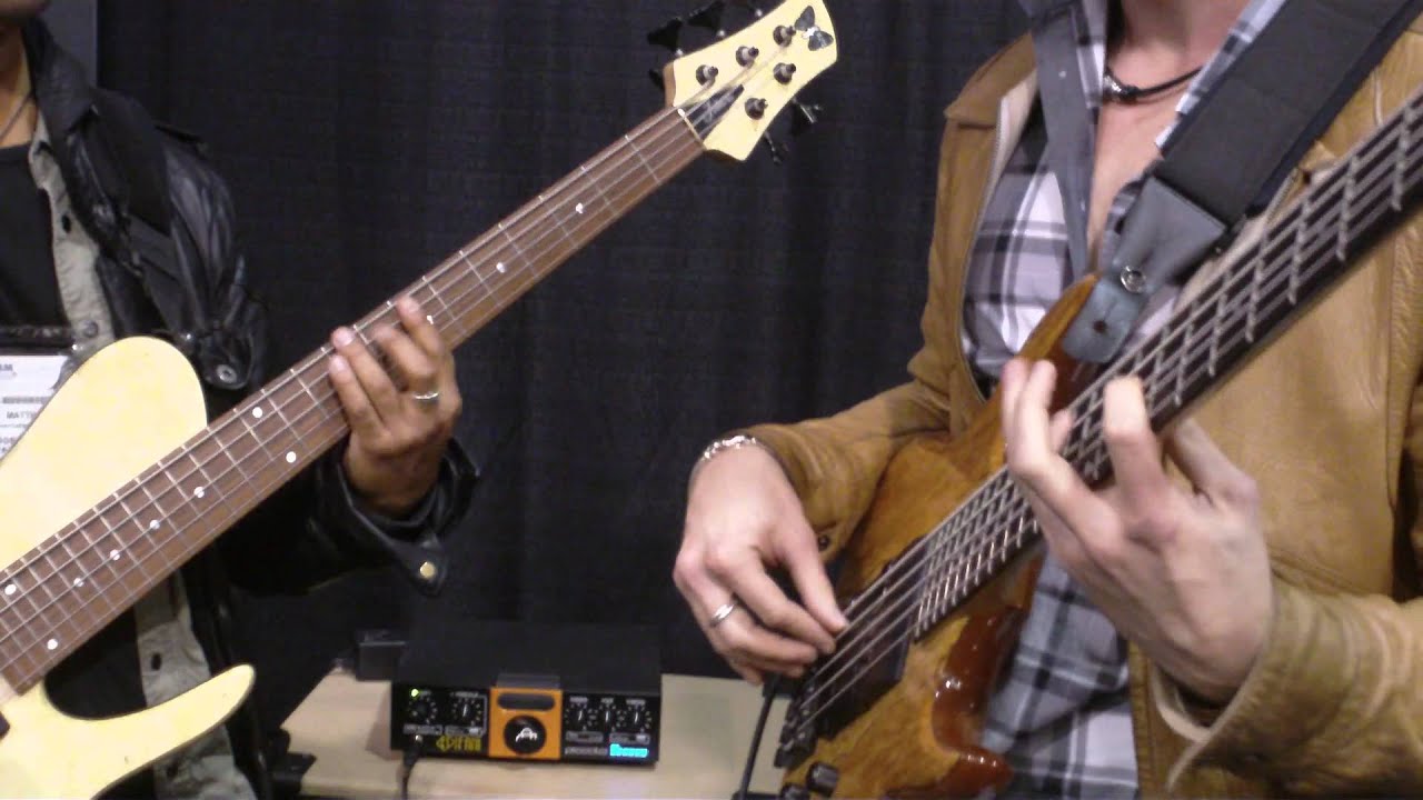 MattGarrison&Hadrienferaud@Fodera NAMM2012 AnightInTunisia