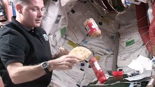 Weightless Peanut Butter And Jelly Sandwich Making In Space