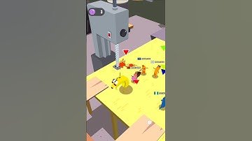 SAUSAGE WARS LEVEL 8 WITH BANANA 🙀 #shorts #android #ios #gaming #gameplay #sausagewars