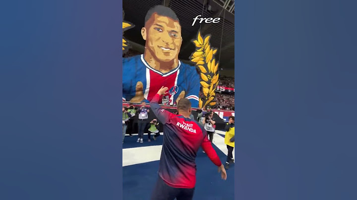 👏 L'HOMMAGE du CUP à KYLIAN MBAPPÉ 🐢