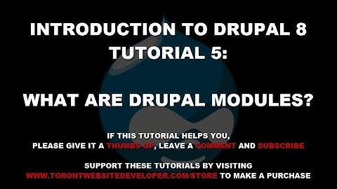Intro to Drupal 8 #5: How to Find and Install Drupal Modules