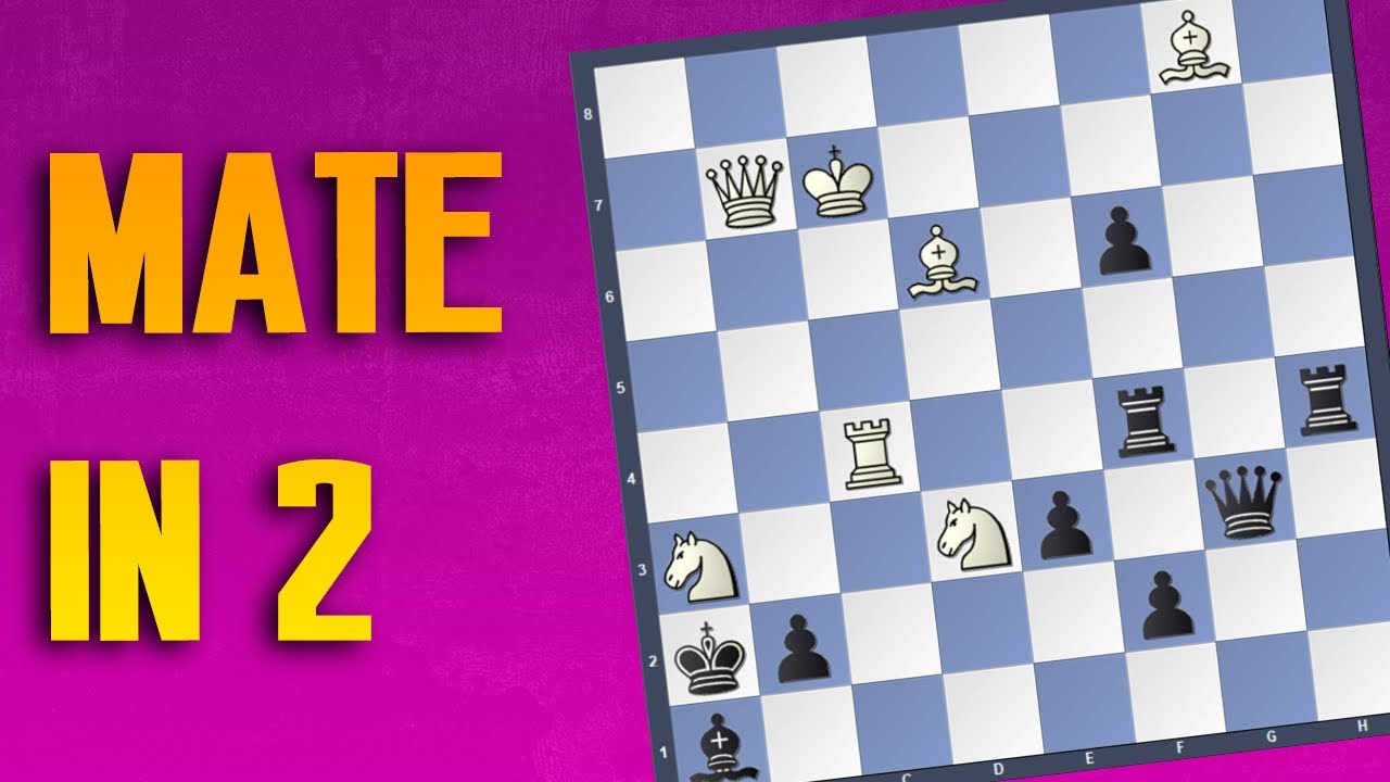 Mate in 2 Moves - Chess Puzzles, Combinations & Tactics 0001