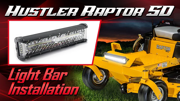 Hustler Raptor SD Light Bar Kit Installation