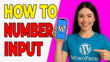 How To Apply A Number Input Field In WordPress Forms (Form Setup 2025)