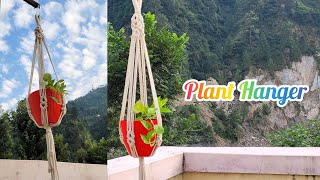 New macrame plant hanger 2023 || macrame world #subscribe #viral