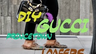 DIY GUCCI PRINCETOWN LOAFERS 2016 Instagram @urbanicon