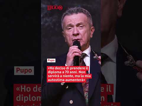 Video Pupo: «Ho deciso di prendere il diploma a 70 anni»