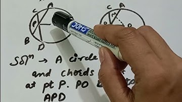 in the fig. O is the centre of the circle & PO bisects the angle APD prove that AB=CD