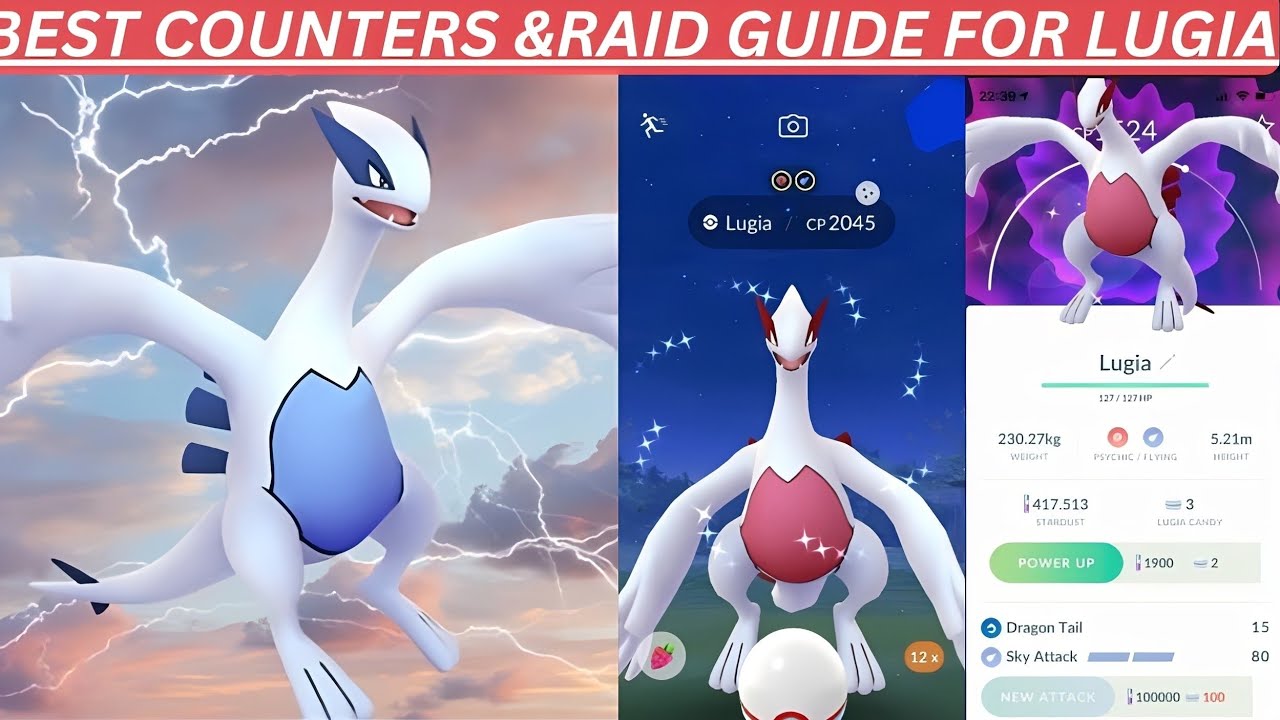 How to get Lugia in Pokemon Go: Can it be shiny & best counters