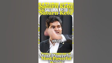 Most Powerful People And Saturn Ketu  Combination