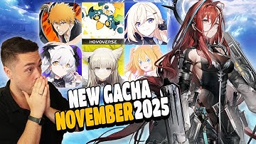 New Gacha Games RELEASING in NOVEMBER 2025!!!