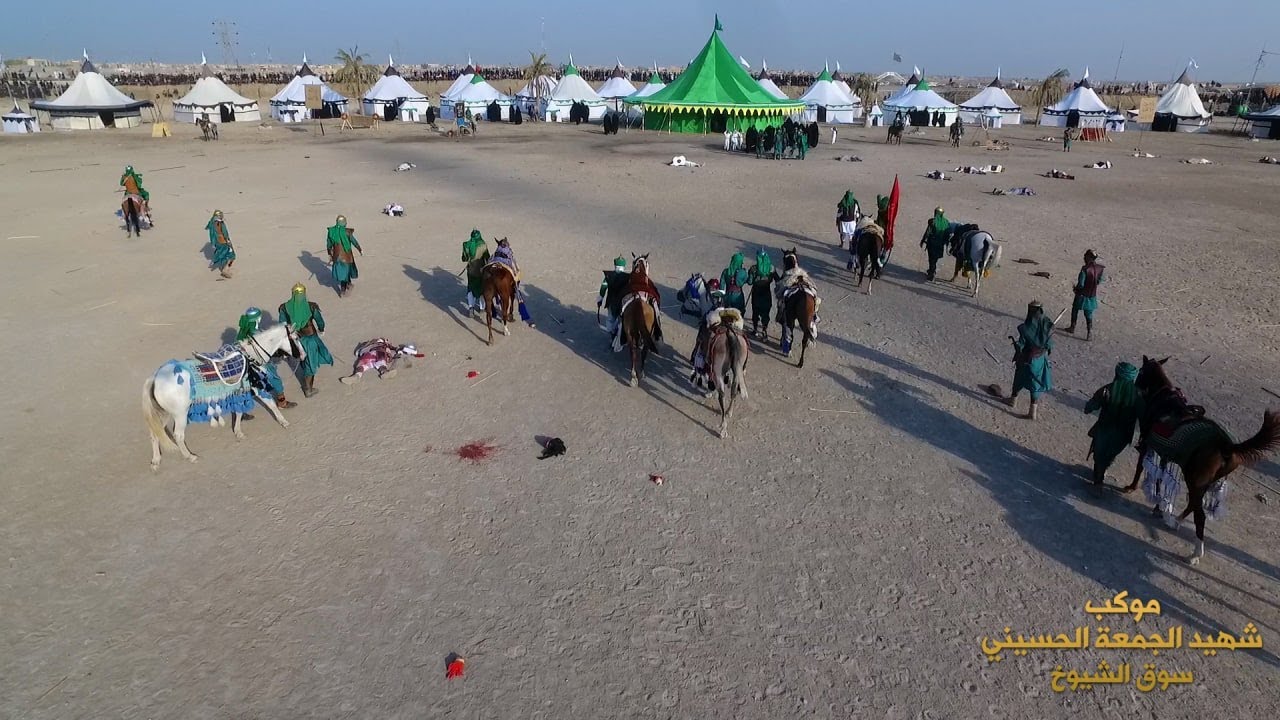 فاصل ..اراجيزعلي الاكبر(ع) يوم العاشر من المحرم.. تشابية موكب شهيد الجمعة الحسيني ..1443