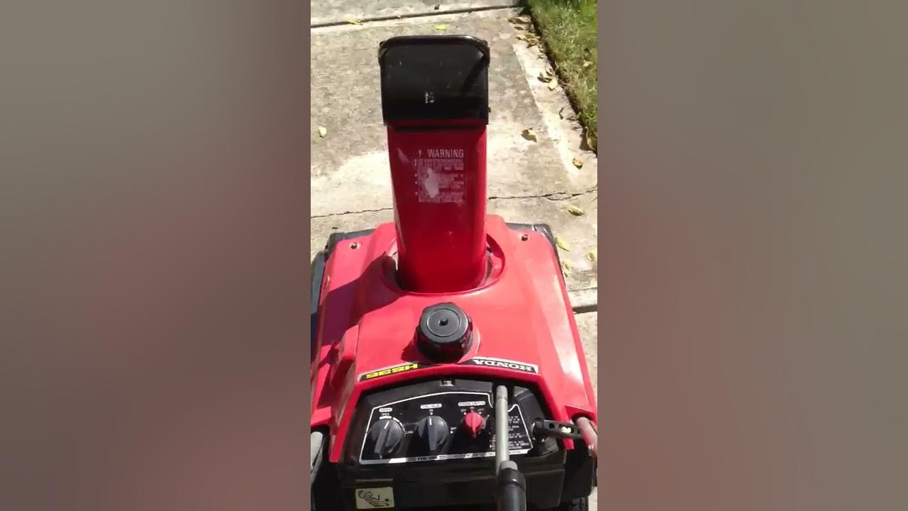 Honda HS35 Snowblower YouTube