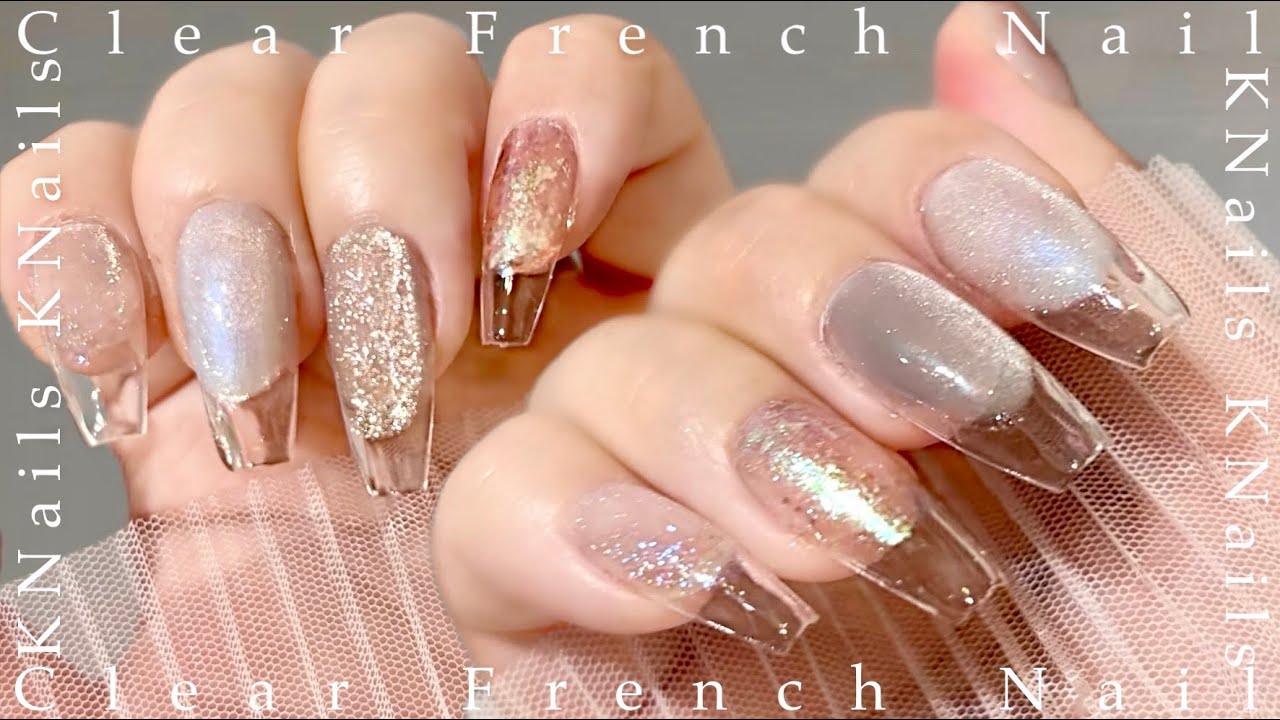 Как сделать прозрачные кончики с помощью типсов