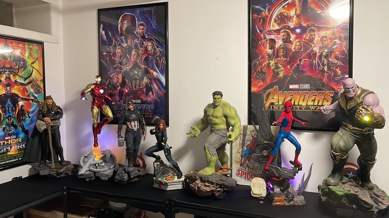 My Statue Collection Plus Room Tour - YouTube
