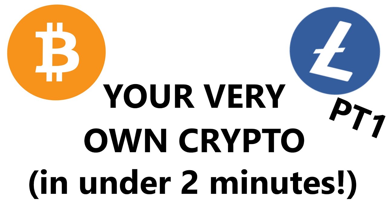 how to create a REAL cryptocurrency like Litecoin and Bitcoin in under 2  minutes!