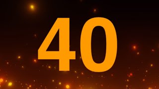 40 Seconds Countdown Timer With Sound Effects | Soothing Lovers