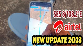 Airtel dish antenna direction setting mobile se kaise kare | Airtel digital signal setting 2023 screenshot 5