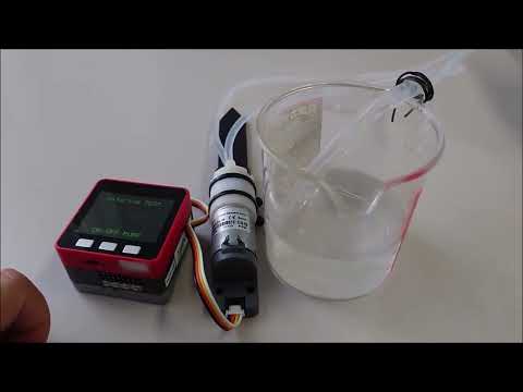 M5Stack用水分測定センサ付き給水ポンプユニットの動作テスト / A test of the Watering Unit with Mositure Sensor and Pump
