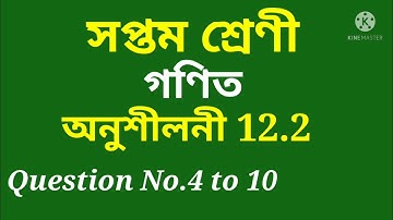 Class 7 Maths, Ex-12.2, Question No.4 to 10 Solution Assamese medium SCERTAssam/Algebric Expressions