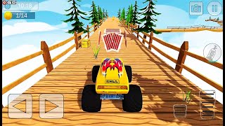 Monster Truck Hill Climb Drive 4x4 Offroad Car Games - Android GamePlay #3 screenshot 4