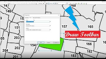 How to use Draw toolbar in Arc-Gis.