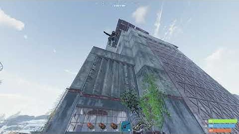 Rust Console Quickest Way Down From Launch Site Hanger