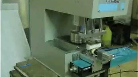 Automatic Single Color Full Round Product Pad Printing Machine