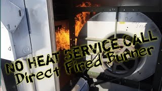 2 Rupp Air direct fired make up air units not heating.
