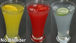 3 Cheap and Easy Summer Drinks Recipe | How to make Homemade Summer drinks