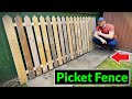 How to Build a Picket Fence (From Salvaged Wood)