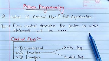 Python Iterative Statements | for loop and while loop