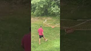 Nervous Deer Watches as Fawn Freed From Net || ViralHog