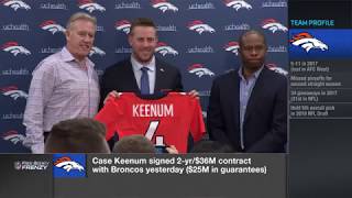 Broncos GM John Elway on Case Keenum: "Everything we wanted in a QB pointed to him" | Mar 16, 2018 Profile