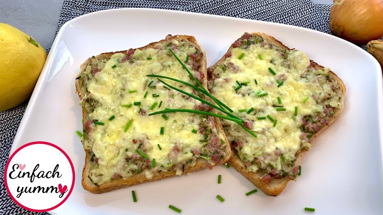Super schneller Flammkuchen Toast Thermomix® TM5/TM6