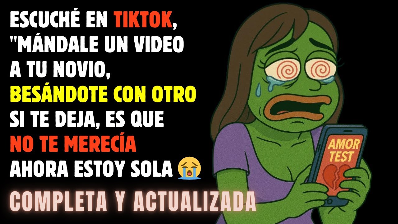 Le envié un video a mi novio BESÁNDOME con OTRO para probar si realmente me AMABA, pero me DEJÓ 😭