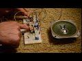Two 555 timer and speaker circuit