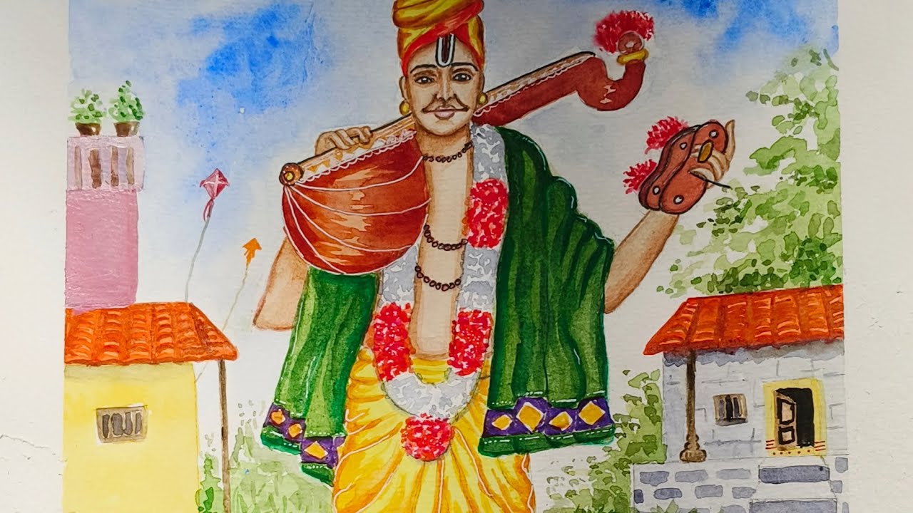 Sankranti drawing |How to draw sankranti festival 