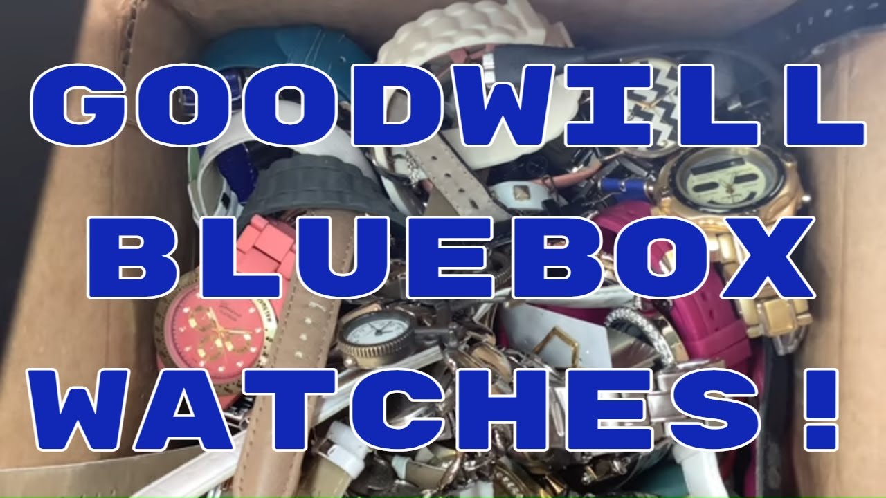 Goodwill BlueBox Watch Lot UNBOXING! Fab or Flop? YouTube