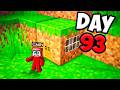 Living 100 Days Inside a Block (Minecraft)