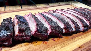 Plum Glazed Smoked Spare Ribs